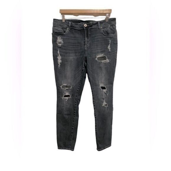 INC DENIM jeans 16 skinny leg regular fit - Picture 1 of 6